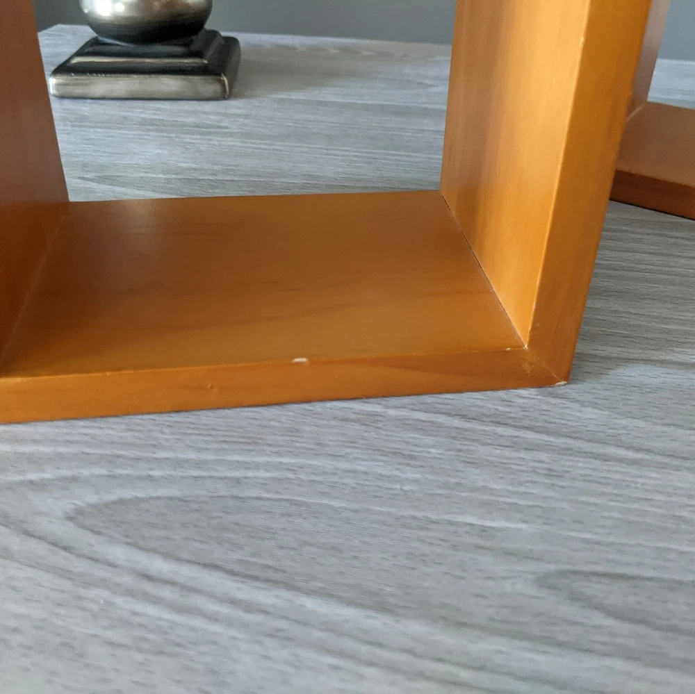 Square Wooden Shadow Box Shelves